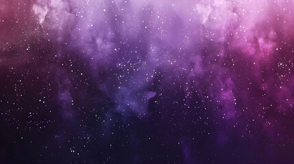 Obraz premium Cosmic Dreamscape: A mesmerizing abstract background of swirling purple and pink clouds with a scattering of glittering stars, evoking a sense of cosmic wonder.