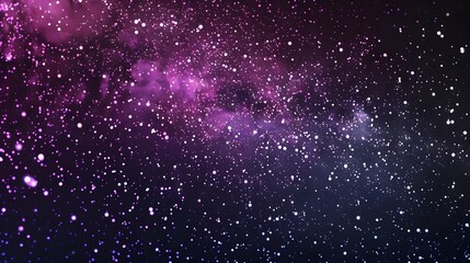 Obraz premium Cosmic Dance: A mesmerizing cosmic background with a vibrant tapestry of twinkling stars and a swirling nebula, perfect for adding a touch of celestial wonder to your designs. 