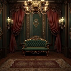 Luxury Room Interior.