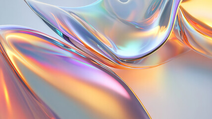 Abstract rainbow white background design, 3d rendering	
