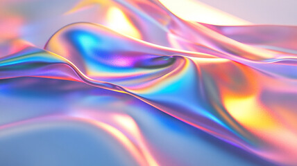 Abstract rainbow white background design, 3d rendering	