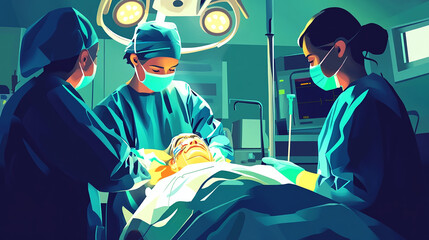 World Anaesthesia Day Logo Design illustration