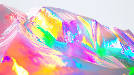 Abstract rainbow white background design, 3d rendering	
