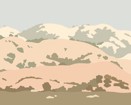 beautiful and attractive natural mountain views