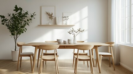 Lovely dining room showcasing beautiful pictures of trendy dining table picture