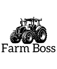 Farm Boss T-Shirt Design, Boss T-Shirt, Boss Mug Design, T-Shirt Design
