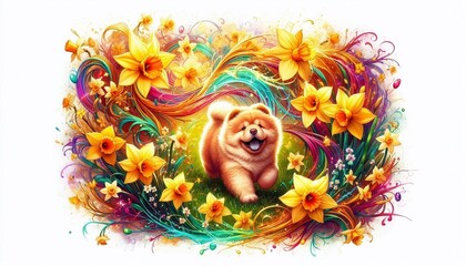 Chow Chow  Welpe