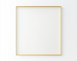 Golden Frame Mockup.
