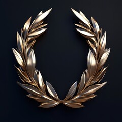 Golden Laurel Wreath.