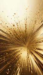 Obraz premium Gold watery splash background. AI Generated
