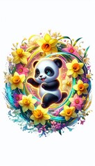 Fototapeta premium niedlicher Pandabär