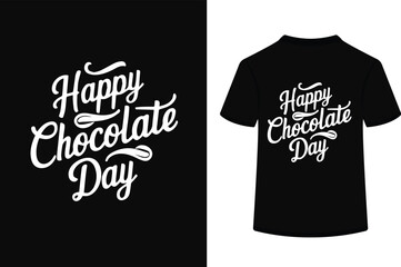 happy chocolate day t shirt design.
