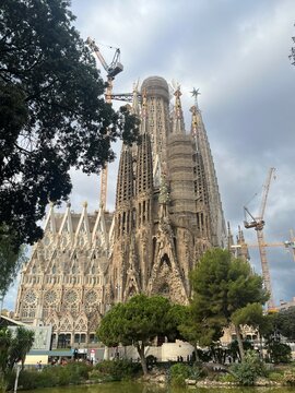 Sagrada. Familia w Barcelonie, Hiszpania
