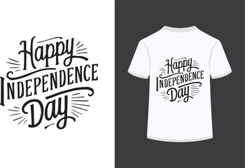 Happy independence day t shirt design.