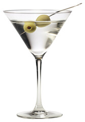 PNG Cocktail martini drink white background.
