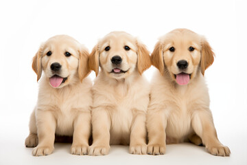 A hyper-realistic close-up of a golden retriever puppy’s face, capturing every detail of its soft fur, bright eyes, and innocent expression.