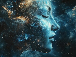 Stellar Mind: Cosmic Consciousness, Digital Art