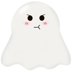 The baby ghost is angry.