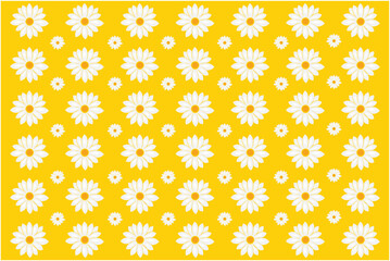 Blooming floral pattern background