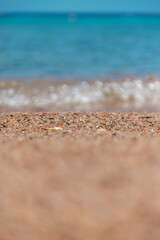 Sea beautiful background texture. Selective focus.