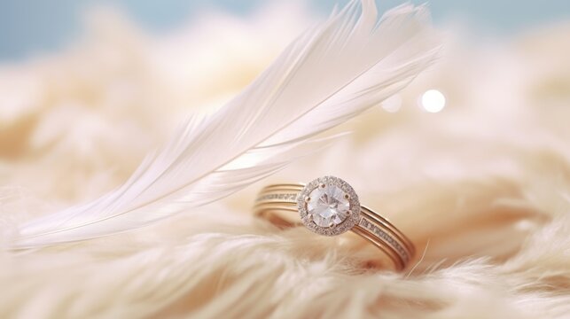 Fine jewelry store - Vintage style diamond ring in 14k white gold