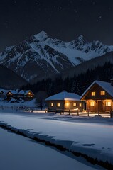 house in the mountains