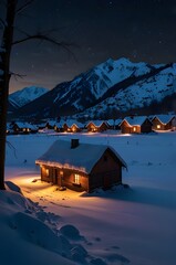 house in the mountains