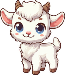 A goat icon vector image