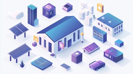 A building with a sign that says "S" on it