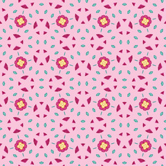 Flowers Pattern, Ornamental Wallpaper, Embroidery, Fantasy Home Decoration, Bohemian Style Ornaments, Botanical Illustrations, Floral Art, Interior and Exterior Surface, Natural Curtain, Seamless Art