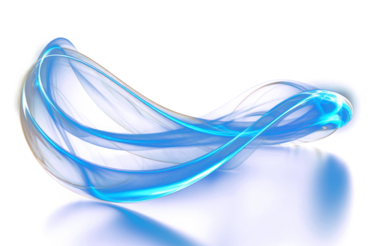 PNG Blue light trail swirl effect  AI generated image by rawpixel