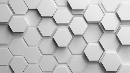 Fototapeta premium “Geometric stripe line art featuring abstract hexagon lines on a grey background, perfect for use in posters, brochures, covers, websites, or banners.”