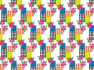 Obraz premium window flower Print