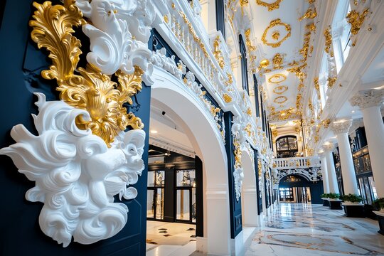 The ornate interiors of Artus Court (Dw&Atilde;&sup3;r Artusa), showcasing Gda&Aring;&bdquo;sk&acirc;&euro;&trade;s rich mercantile history