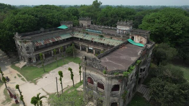 Old heritage house at Pakutia Zamindar Bari, Dhaka, Nagarpur, Bangladesh
