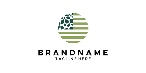 an american rock themed graphic image, on a white background. vector graphic base.