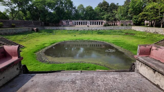 Baliati Royal Palace Manikganj pond, Dhaka Division, Saturia, Bangladesh