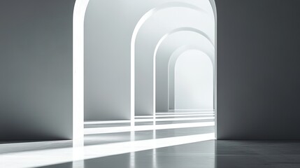 Fototapeta premium A clean background with a minimalist approach, focusing on essential design elements and negative space