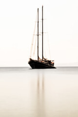 sailing boat on the sea