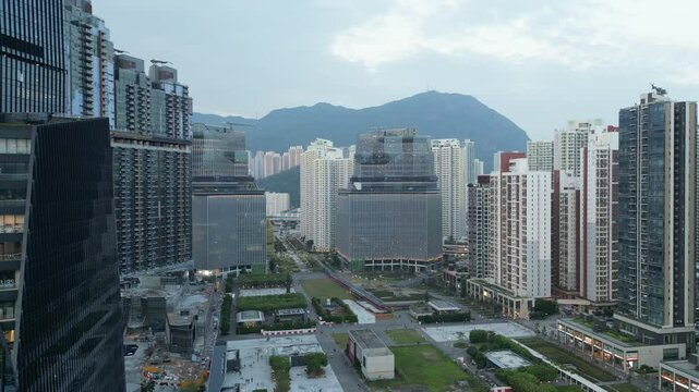 a landscape of Kai Tak Station Plaza Sept 15 2024