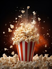 Popcorn Background for Banner or Poster.