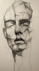 Abstract sketches are quick, spontaneous drawings that focus on shapes, lines, and forms rather than realistic representation.