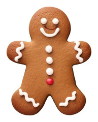 Obraz premium PNG Gingerbread cookie food gingerbread man.