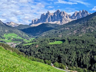 landscape in the mountains