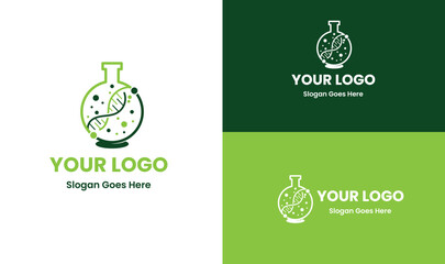 Lab logo, liquid test logo, test DNA logo, tube logo, blood test, laboratory logo, tube logo, health logo, urine test © bahadurshah