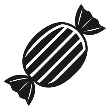 black candy wrapped isolated clip art preview