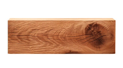 A single piece of rustic wooden plank