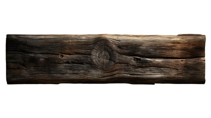 Fototapeta premium A single piece of rustic wooden plank