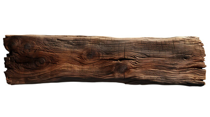 Fototapeta premium A single piece of rustic wooden plank