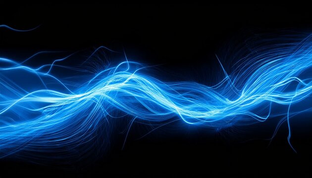 Energetic Blue Electric, Current, and Plasma Waves